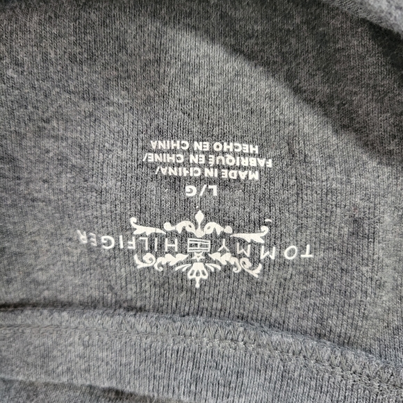 Womans Tommy Hilfiger 100% Cotton Long Sleeve Knit T-shirt Size Large - Picture 5 of 7